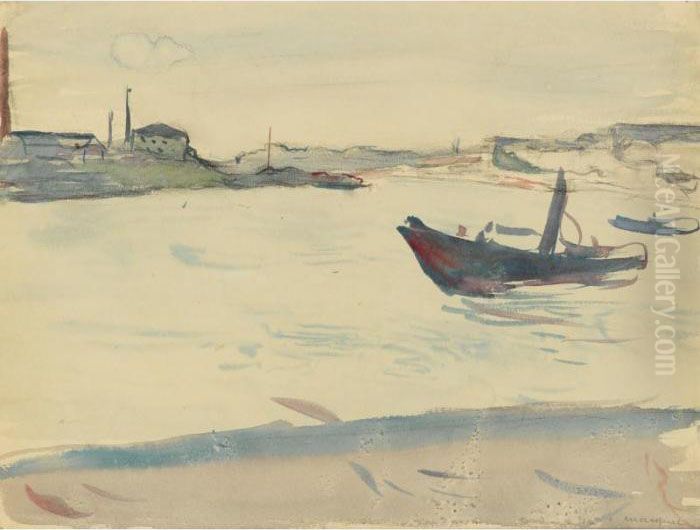 Banlieue De Paris Oil Painting by Albert Marquet