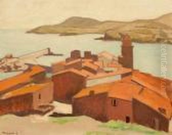 Rue De Collioure 1912 Oil Painting by Albert Marquet