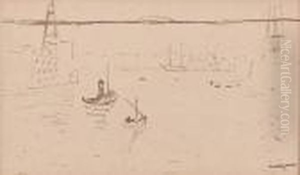 Pont A Transbordeur De Marseille Oil Painting by Albert Marquet