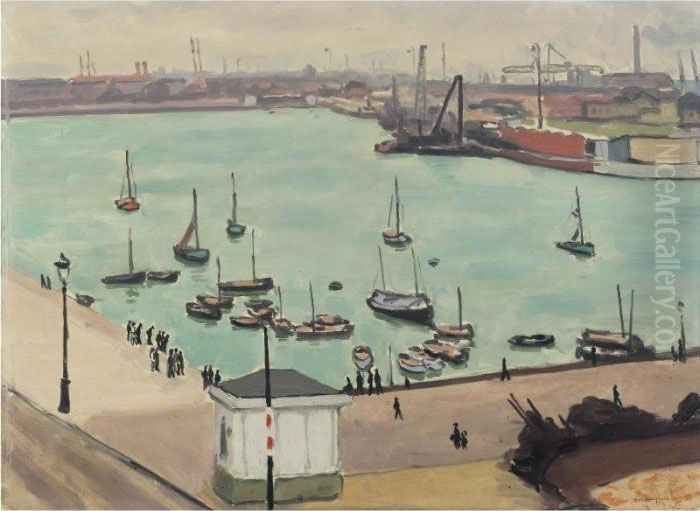 Le Port Du Havre Oil Painting by Albert Marquet