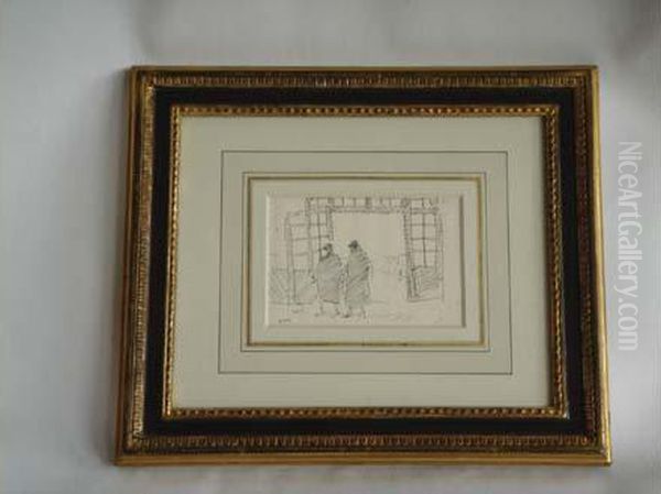 8,5x12,5 Cm Oil Painting by Albert Marquet