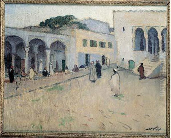 Tanjer : Le Palais De Justice Oil Painting by Albert Marquet