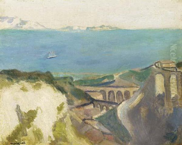 Panorama De L'estaque Oil Painting by Albert Marquet