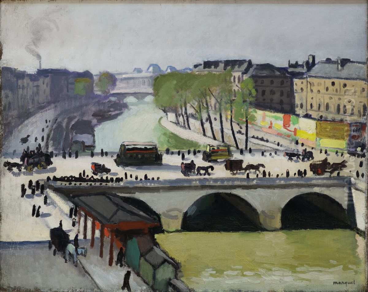 Le Pont Saint-michel Oil Painting by Albert Marquet