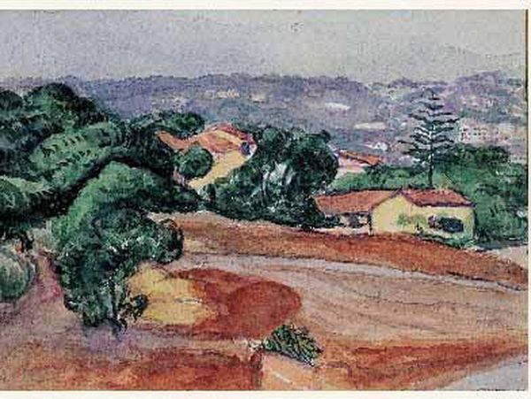 Alger, Campagne Ocre Oil Painting by Albert Marquet