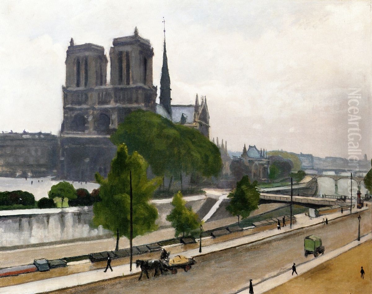 Notre-dame De Paris Oil Painting by Albert Marquet