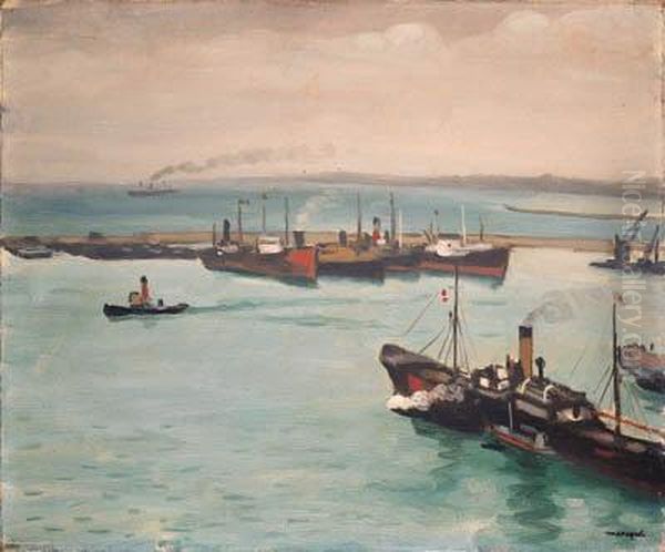 Marquet, A. Oil Painting by Albert Marquet