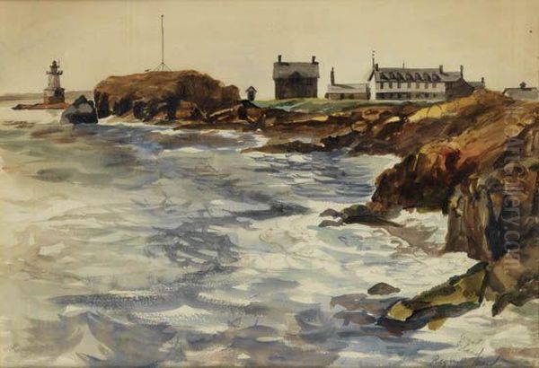 West Island Oil Painting by Reginald Marsh