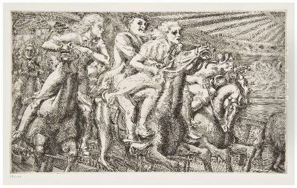 Thirty Etchings And Engravings Oil Painting by Reginald Marsh