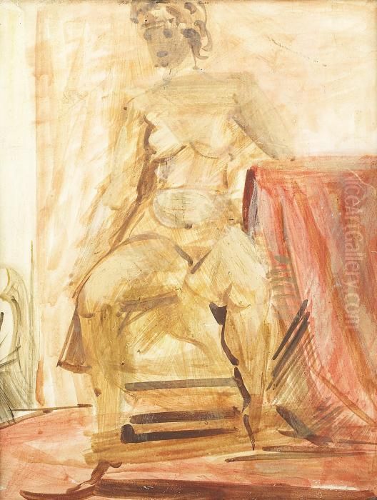 Demonstration Oil Painting by Reginald Marsh