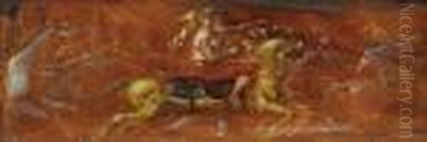 Merry-go-round Oil Painting by Reginald Marsh