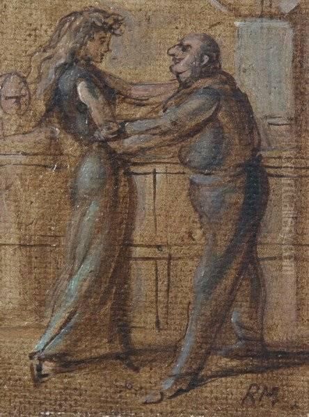 Dancers Oil Painting by Reginald Marsh