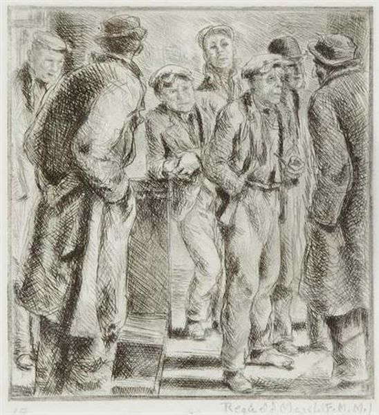 Etching Oil Painting by Reginald Marsh