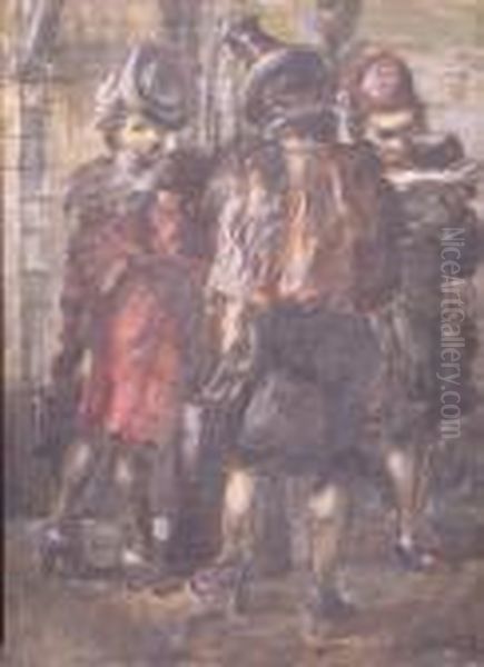 Waiting For The Subway Oil Painting by Reginald Marsh