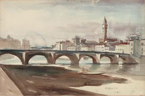 Firenze Oil Painting by Reginald Marsh