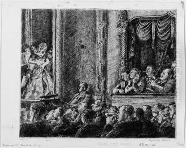 Marsh
Irving Place Burlesk Oil Painting by Reginald Marsh