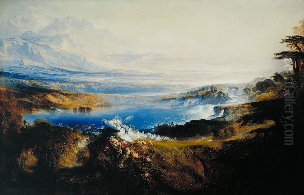 The Plains Of Heaven Oil Painting by John Martin