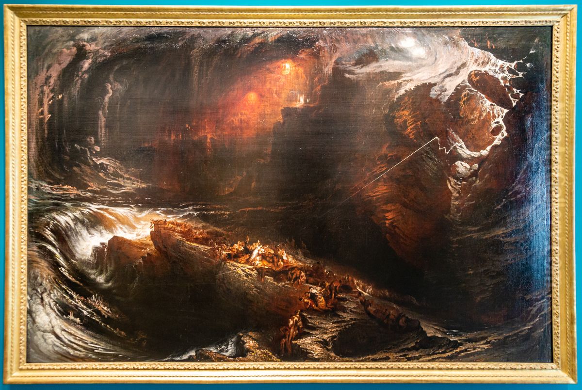 The Deluge Oil Painting by John Martin