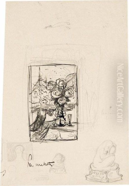 La Serenata Oil Painting by Alberto Martini