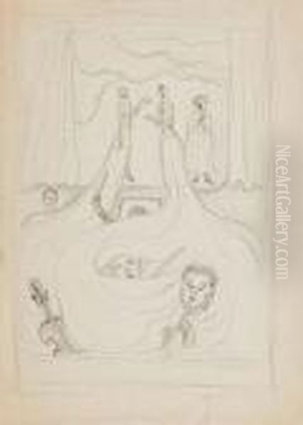 Studio Per Teatro Oil Painting by Alberto Martini