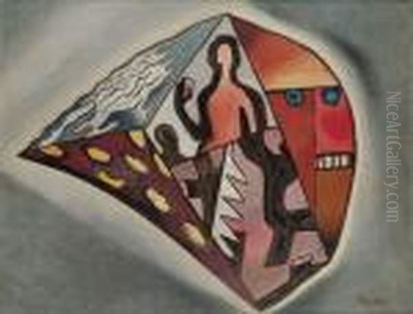 Nel Bosco Oil Painting by Alberto Martini