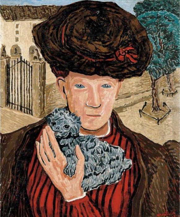 Inglesina Oil Painting by Arturo Martini