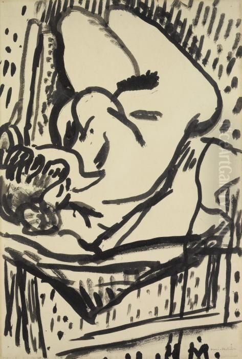 Nu Couche Oil Painting by Henri Matisse