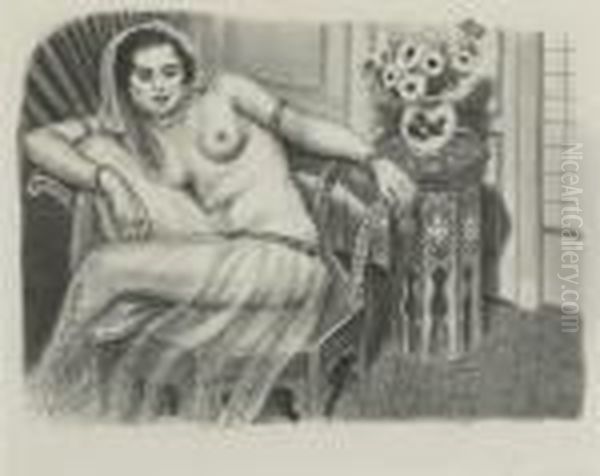 Hindoue A La Jupe De Tulle Oil Painting by Henri Matisse