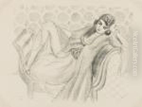 Repos Sur La Banquette Oil Painting by Henri Matisse