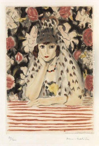 L'espagnole A La Mantille Oil Painting by Henri Matisse