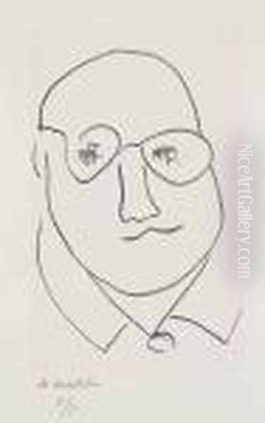 Autopotrait Oil Painting by Henri Matisse