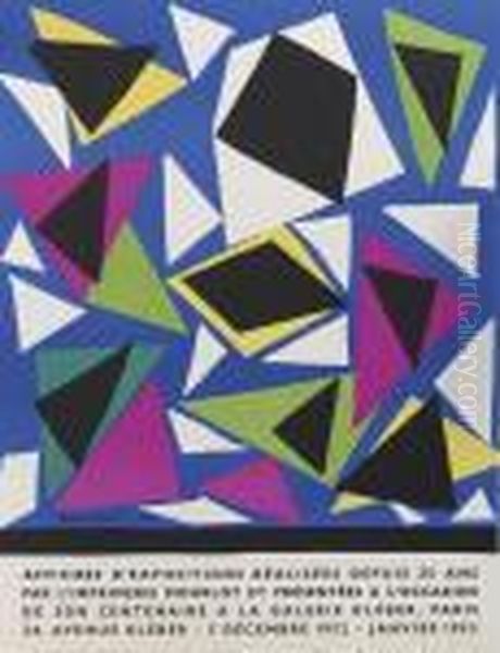 Affiches D'expositions Realisees Depuis 25 Ans Par L'imprimerie Mourlot Oil Painting by Henri Matisse
