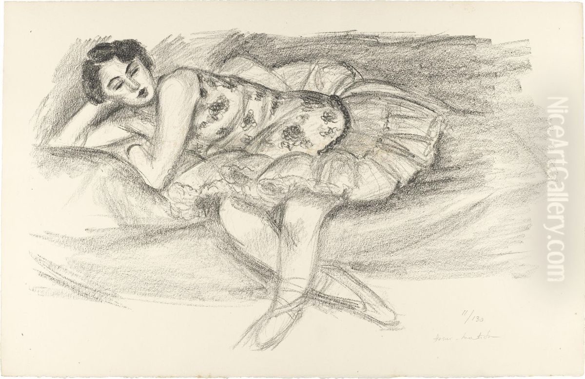 Danseuse Au Divan Pliee En Deux Oil Painting by Henri Matisse