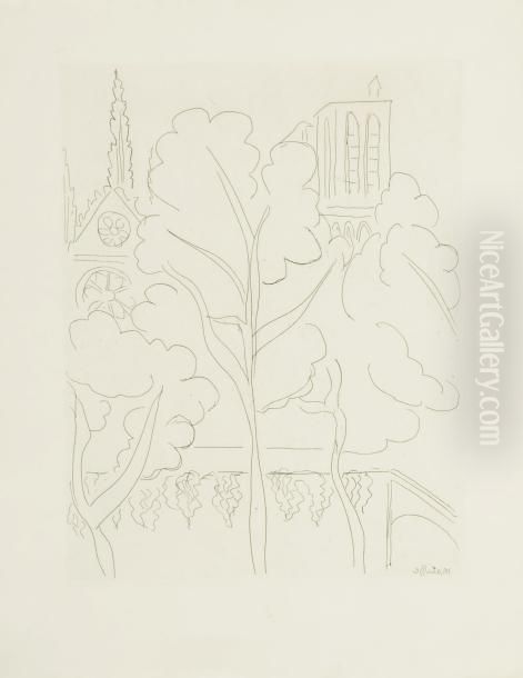 La Cite- Notre-dame Oil Painting by Henri Matisse