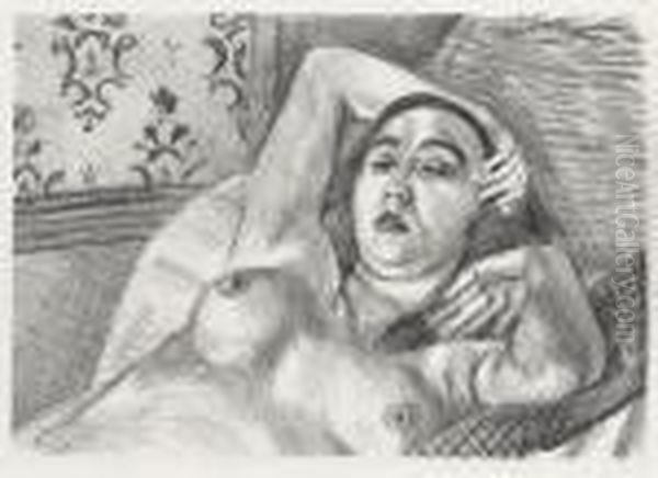 Le Repos Du Modele Oil Painting by Henri Matisse