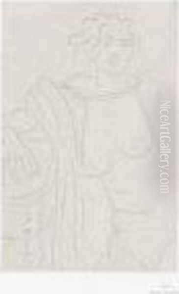 Femme Assise Oil Painting by Henri Matisse