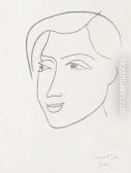 Ld De Trois-quarts Oil Painting by Henri Matisse