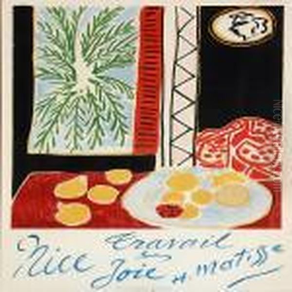 Nice Travail & Joie Oil Painting by Henri Matisse