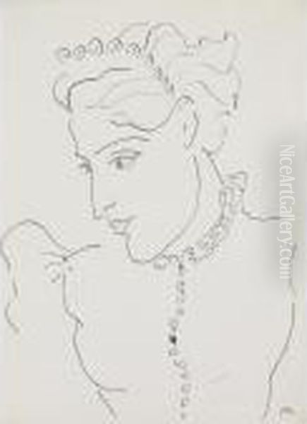 Portrait De Femme Oil Painting by Henri Matisse