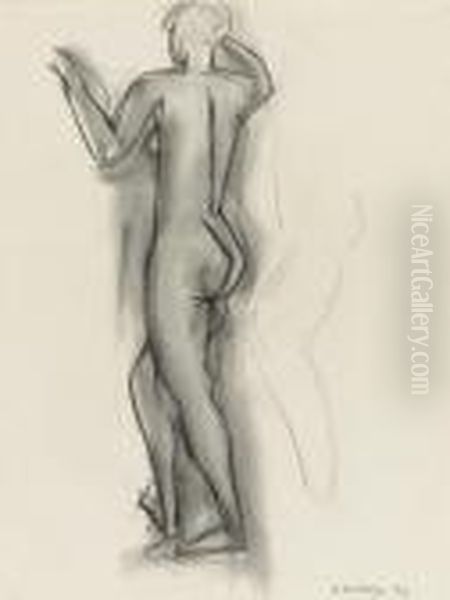 Nu Debout Oil Painting by Henri Matisse