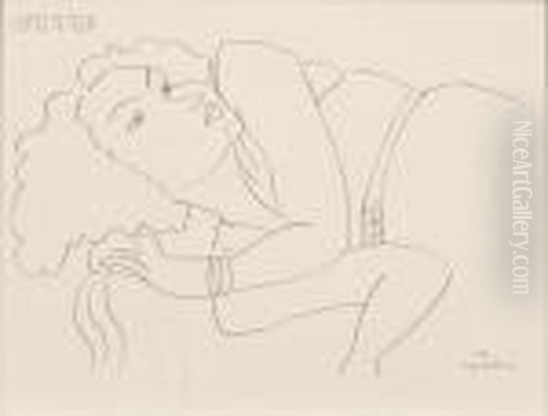 F7 (femme Reposante) Oil Painting by Henri Matisse