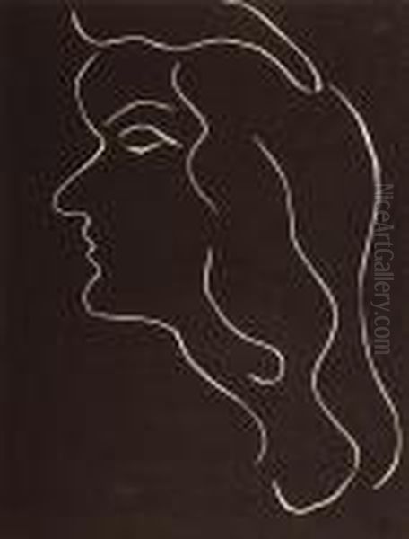 One Plate, From Oil Painting by Henri Matisse