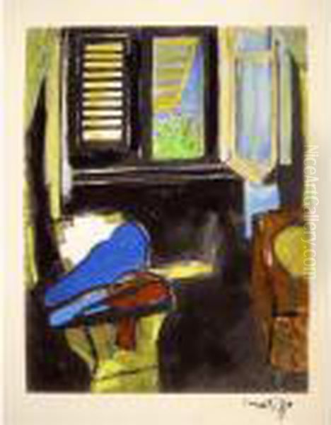 Interieur Au Violon Oil Painting by Henri Matisse