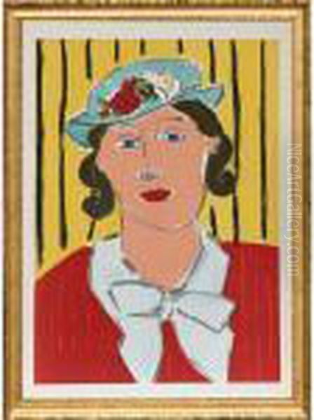 Portrait From Verve Vol. Ii Magazine No. 5/6 Oil Painting by Henri Matisse