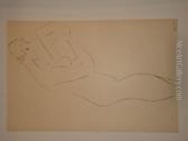 La Lecture, Nu De Profil Oil Painting by Henri Matisse