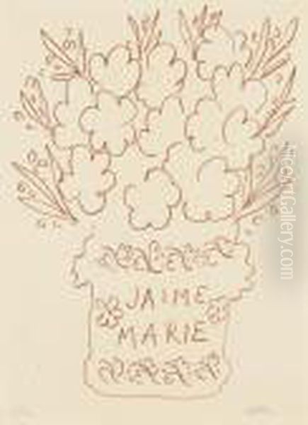 Jaime Marie, From Florilege Des Amours Oil Painting by Henri Matisse
