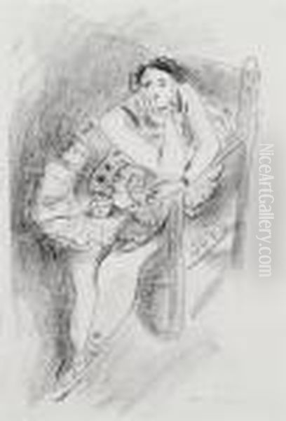 Danseuse Au Fauteuil De Bois Oil Painting by Henri Matisse