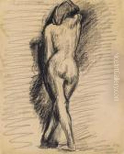 Weiblicher Ruckenakt Oil Painting by Henri Matisse