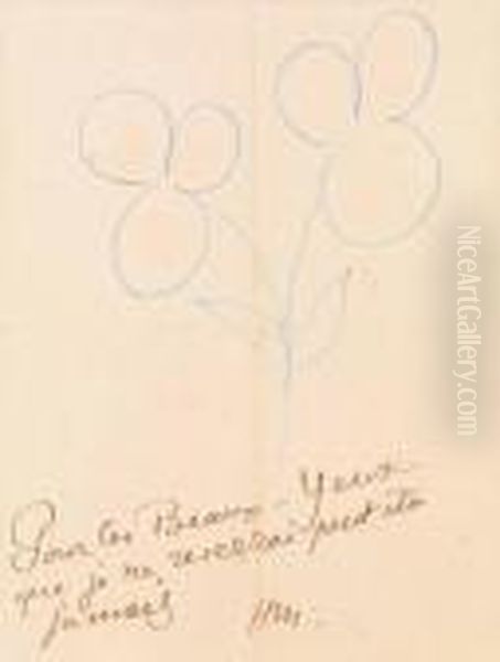 Fleurs Oil Painting by Henri Matisse