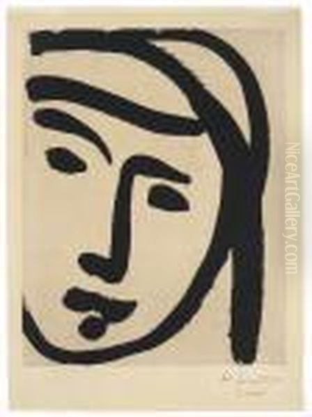 Bedouine Au Large Visage Oil Painting by Henri Matisse